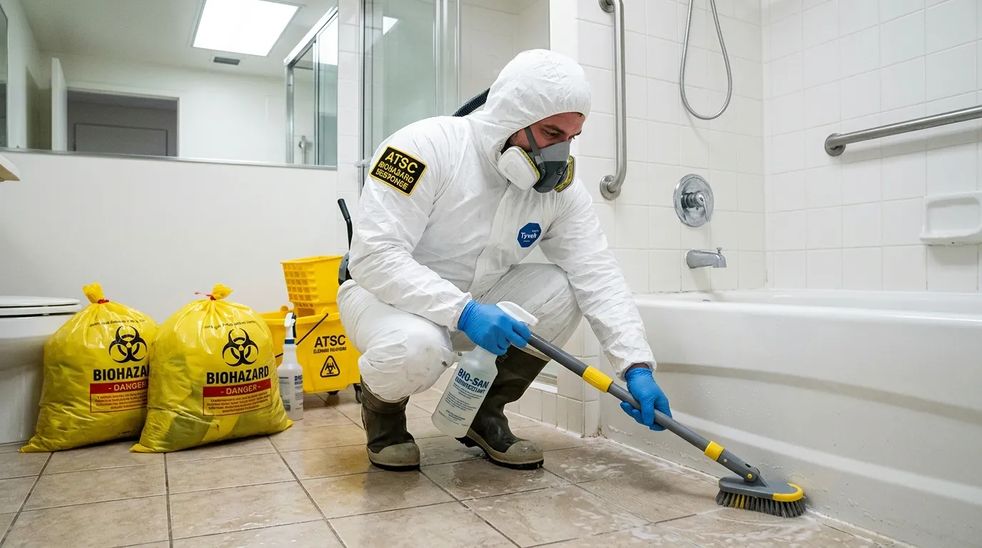 Decontamination equipment deployed for Blood Cleanup in Brandon